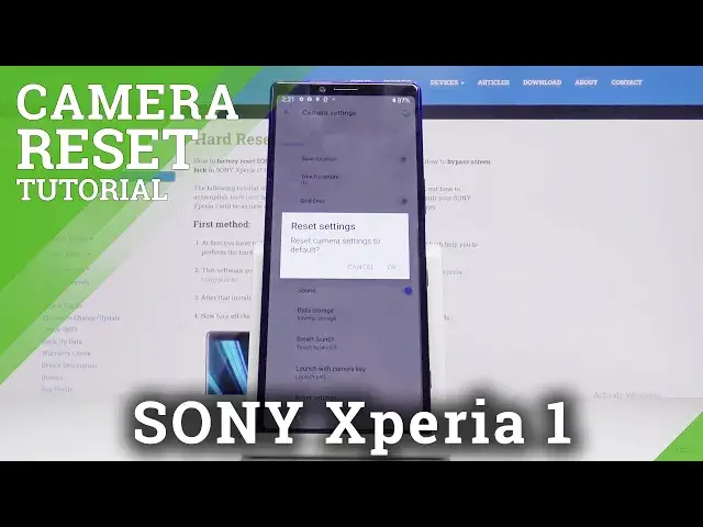 'Video thumbnail for How to Reset Camera Settings in SONY Xperia 1 – Fix Camera Errors'