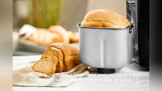 Video thumbnail for bread machine recipe