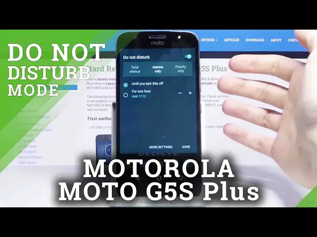 'Video thumbnail for How to Enable Do Not Disturb Mode on MOTOROLA Moto G5S Plus – Turn on Do Not Disturb Mode'