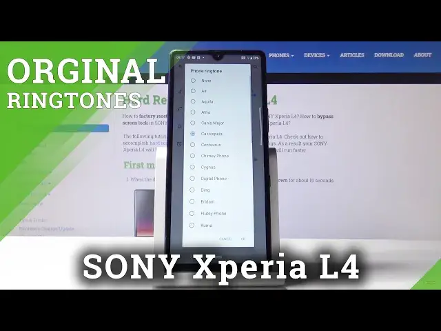 'Video thumbnail for SONY Xperia L4  Ringtone List'