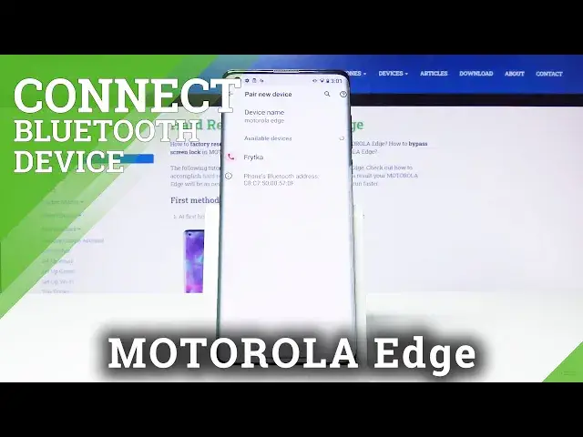 'Video thumbnail for How to Connect your Motorola Edge though Bluetooth - Connections Settings'