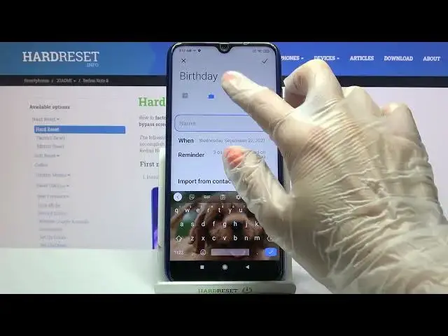 Video thumbnail for How To Add Event To Calendar in XIAOMI Redmi Note 8
