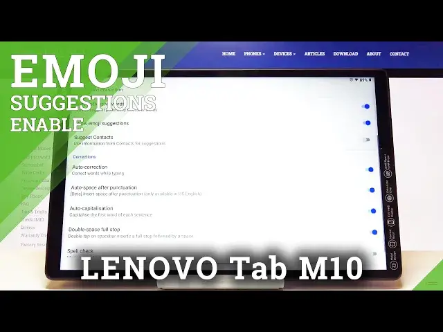 Video thumbnail for How to Show Emoji Suggestions in LENOVO Tab M10 – Activate Predictive Emoji