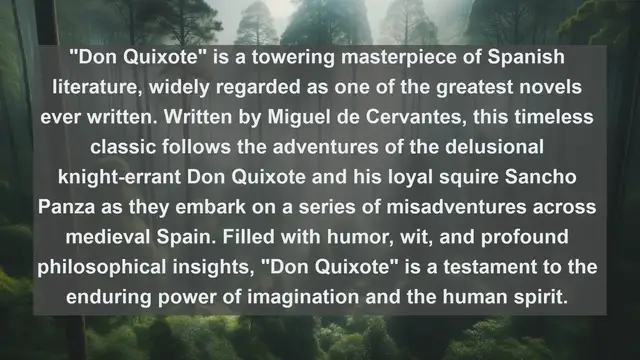 Video thumbnail for Unveiling Spanish Literary Treasures: Top 10 Must-Read Books