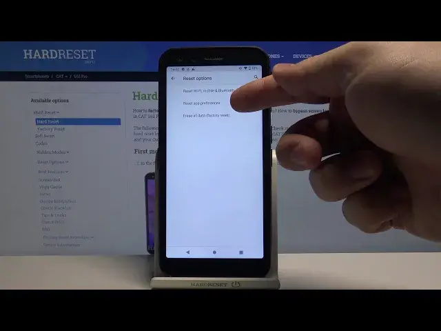 'Video thumbnail for How to Factory Reset CAT S62 Pro - Hard Reset Process via Settings'