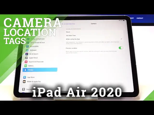 Video thumbnail for How to Turn On Camera Location Tags on iPad Air 2020 – Camera Advanced Settings