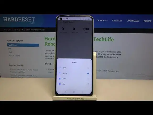 Video thumbnail for How to Change Suction Power on REALME TechLife Robot Vacuum Using realme Link App and Your Phone