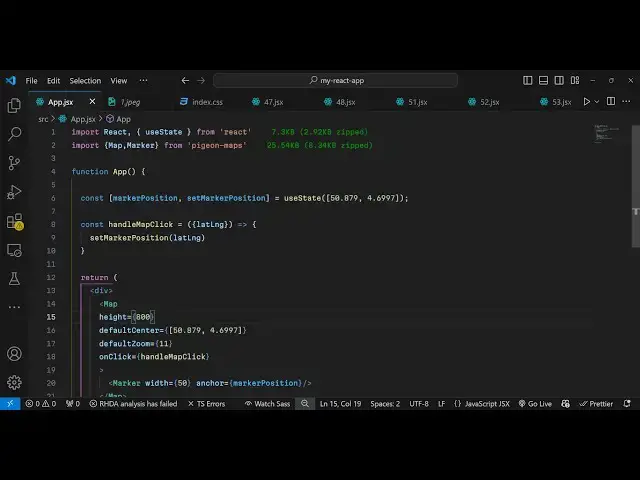 Video thumbnail for Build a React.js Google Maps Alternative Pigeon Maps to Show Maps and Add Markers in JSX