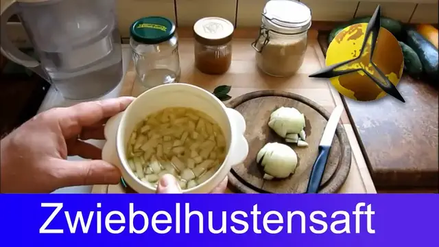 Video thumbnail for Zwiebelhustensaft: Zwiebelsaft gegen Husten selber machen