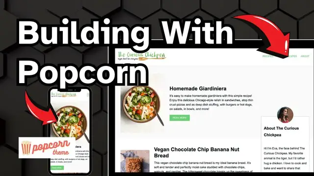 Video thumbnail for Replace Mediavine Trellis Using Popcorn Theme: How To Save ? $14.95 a Month #popcorntheme