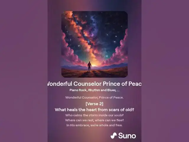 Video thumbnail for Wonderful Counselor & Prince of Peace Song