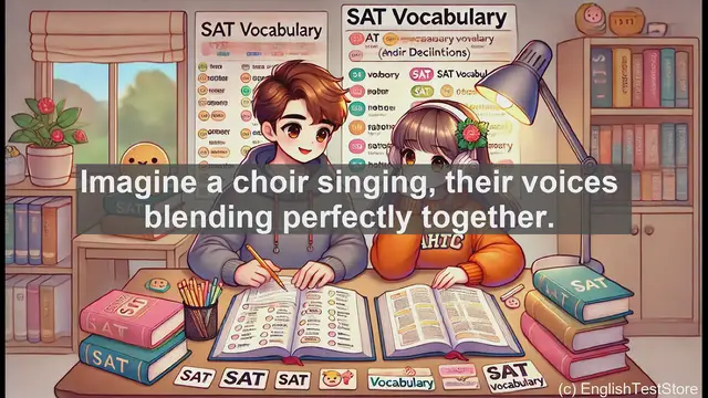 Video thumbnail for 5000 Must Know SAT Vocabulary - SAT Vocabulary: Understanding 'Unison' and Its Usage