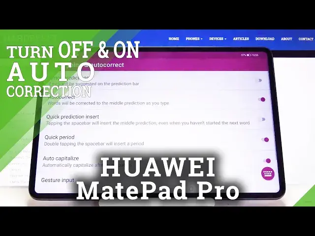 Video thumbnail for How to Enter Auto Correction Options in HUAWEI MatePad Pro – Auto Correction Settings