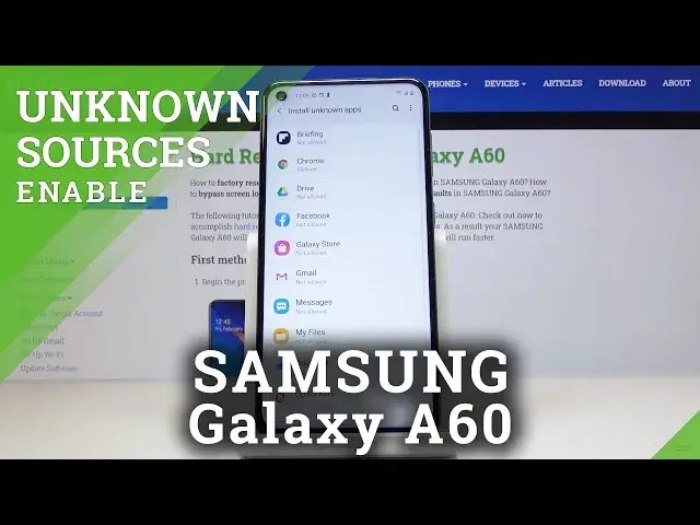 'Video thumbnail for How to Enable Unknown Sources in SAMSUNG Galaxy A60 – Allow Downloading'