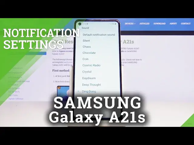 'Video thumbnail for How to Change Voicemail Notification Sounds in SAMSUNG Galaxy A21s – Customize Notification Sounds'