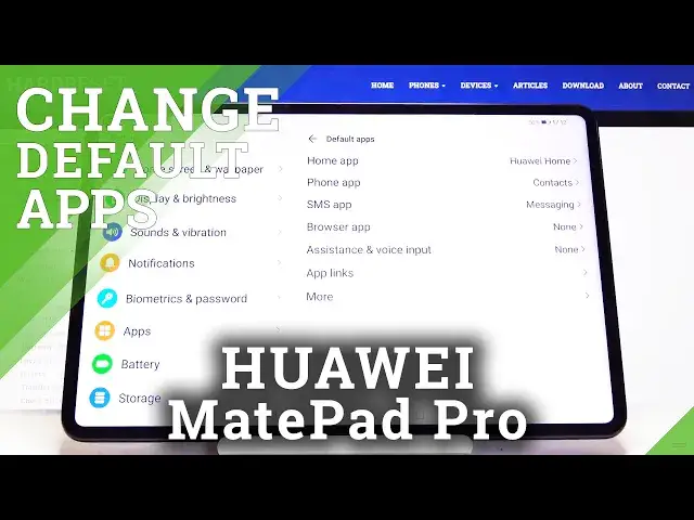 'Video thumbnail for How to Change Default Apps in HUAWEI MatePad Pro – Default Settings'