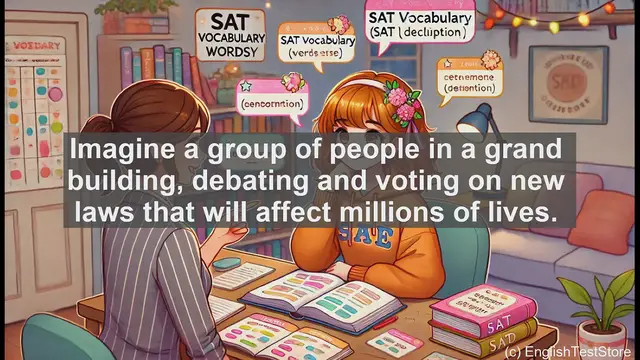 Video thumbnail for 5000 Must Know SAT Vocabulary - SAT Vocabulary: Understanding 'Legislative' and Its Role in Government