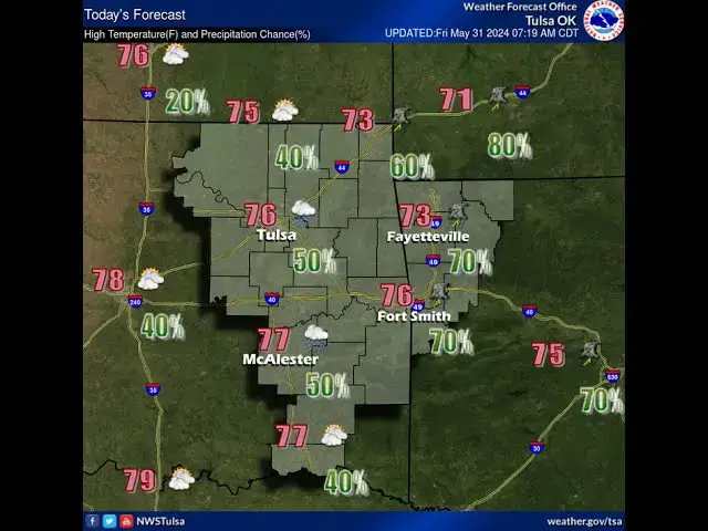 Video thumbnail for Weather forecast 5-31-2024
