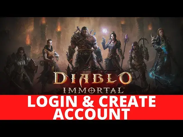 'Video thumbnail for Diablo Immortal - How To Login & Create Account'