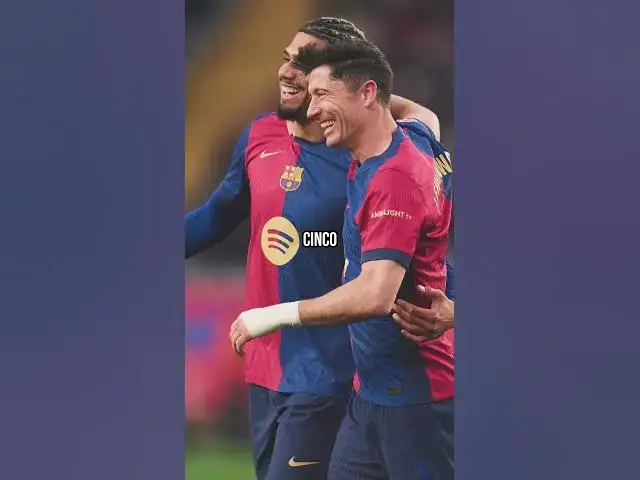 Video thumbnail for LEWANDOWSKI YA SUPERA SU MEJOR TEMPORADA CON EL BARÇA