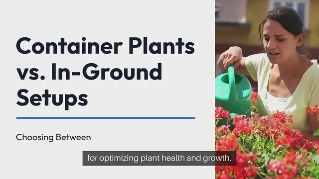 Video thumbnail for Indoor Gardening Container vs. In-Ground Plants