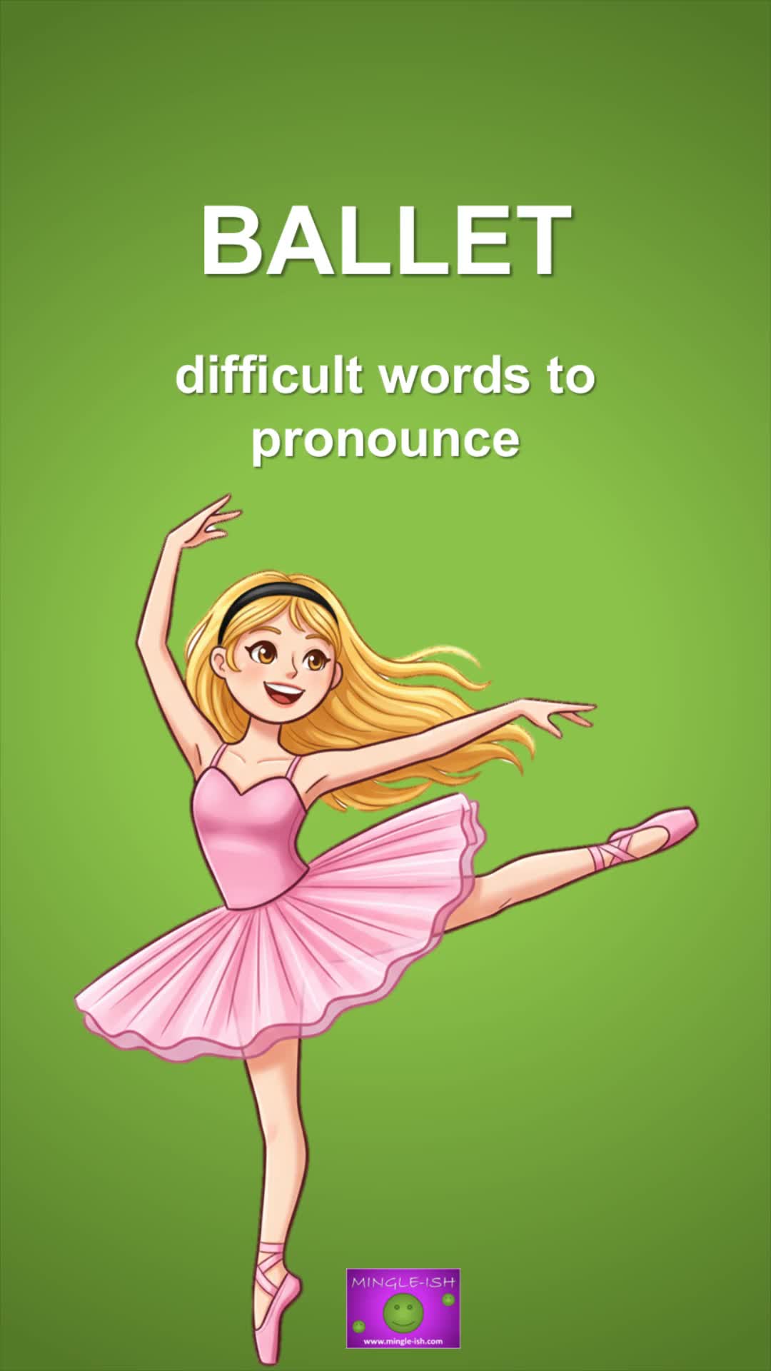 Video thumbnail for Ballet: Difficult words to pronounce