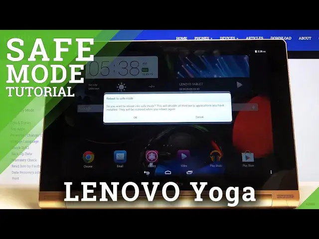 Video thumbnail for How to Enter Safe Mode in LENOVO Yoga – Disable Third-Part Apps