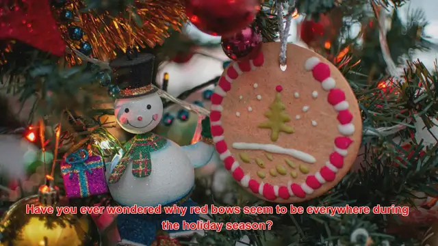 Video thumbnail for Why Are Red Bows A Classic Symbol Of Christmas?