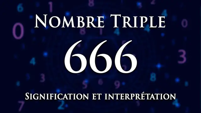 Video thumbnail for 🌀 INTERPRÉTATION DU NOMBRE 666 : numérologie et message angélique