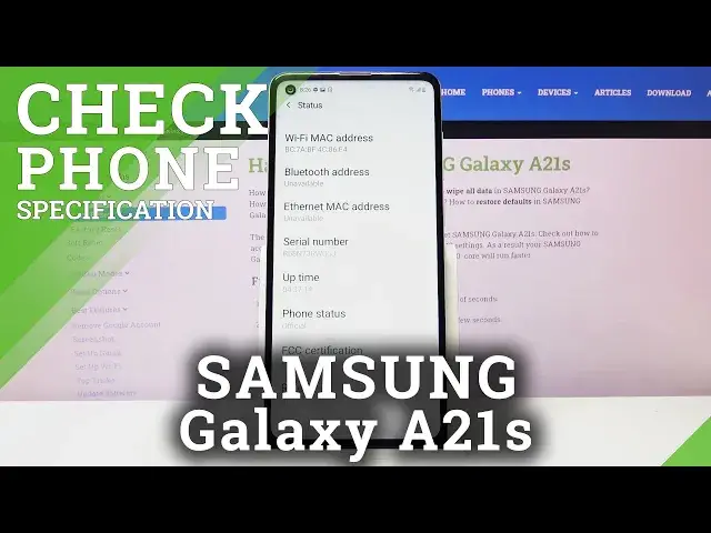 'Video thumbnail for How to Find Phone Specification in SAMSUNG Galaxy A21s – Check Device’s Info'