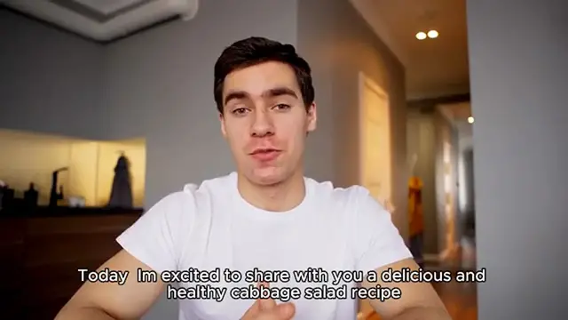 Video thumbnail for Cabbage salad recipe