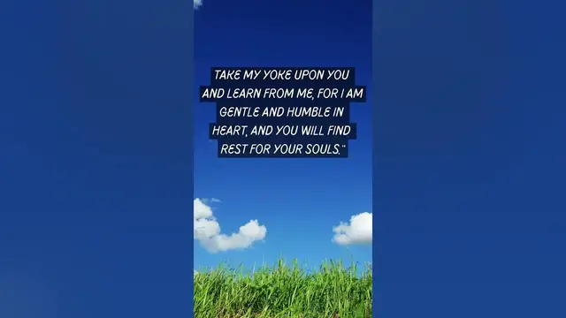 Video thumbnail for 1111 GOD'S MESSAGE FOR YOU TODAY  (Matthew 11:28 - 29)