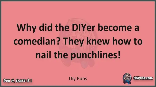Video thumbnail for Diy - Jokes, Puns, Wordplays, and Laughter