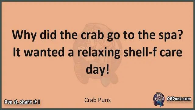 Video thumbnail for Crab - Jokes, Puns, Wordplays, and Laughter