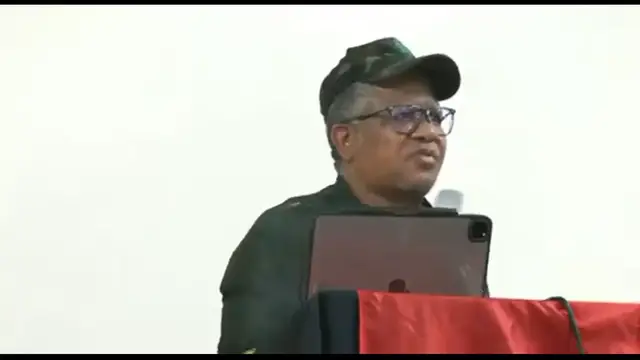 Video thumbnail for ANC Secretary Fikile Mbalula addresses the SACP Special Congress