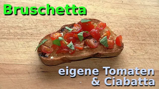'Video thumbnail for Bruschetta zubereiten'
