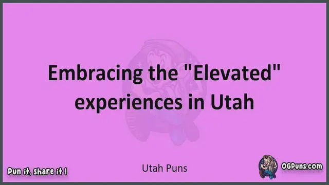 Video thumbnail for Utah - Jokes, Puns, Wordplays, and Laughter