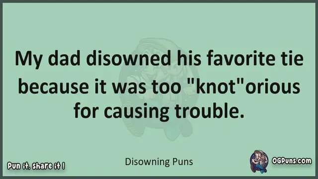 Video thumbnail for Disowning - Jokes, Puns, Wordplays, and Laughter