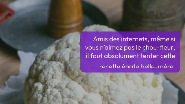 Video thumbnail for Riz de chou fleur aux herbes, amandes et citron