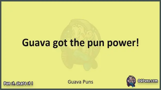 Video thumbnail for Guava - Jokes, Puns, Wordplays, and Laughter
