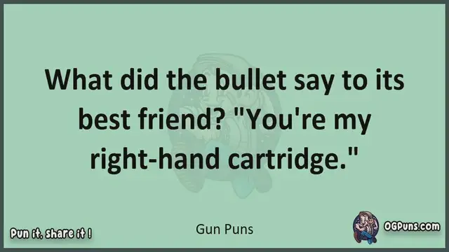 Video thumbnail for Gun - Jokes, Puns, Wordplays, and Laughter
