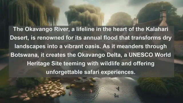 Video thumbnail for Discovering Botswana's Waterways: Top 10 Famous Rivers Unveiled