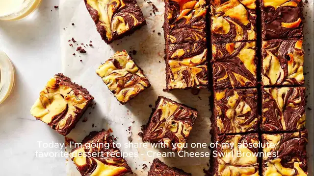 Video thumbnail for Cream Cheese Swirl Brownies
