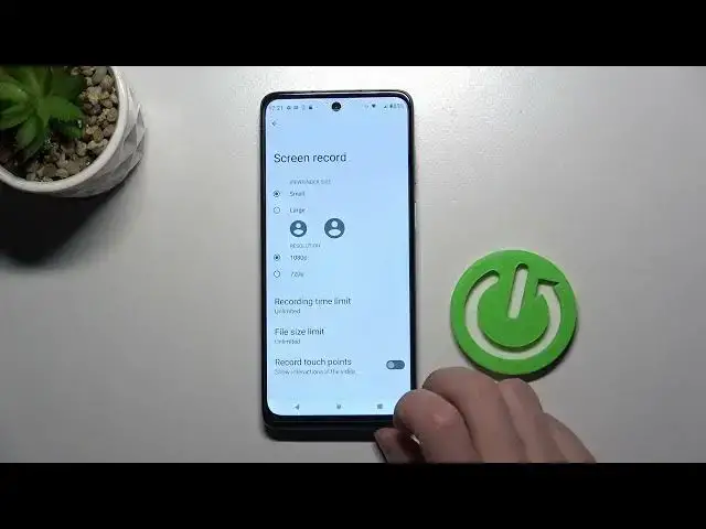 'Video thumbnail for Motorola Moto G62 5G - Change Screen Recorder Quality'