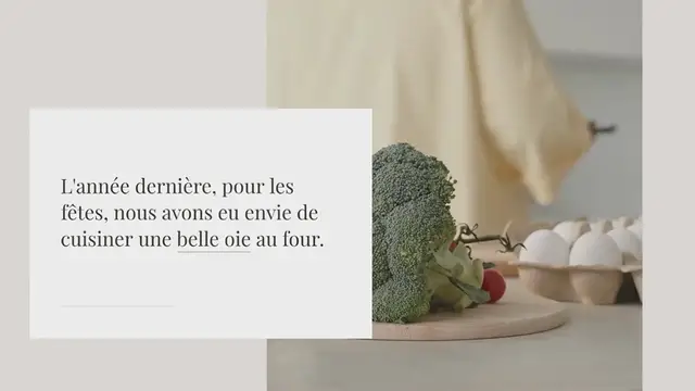 Video thumbnail for Comment cuire une oie au four : mes conseils