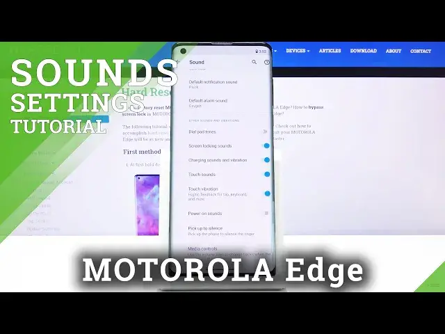 'Video thumbnail for How to Disable Charging Sound on Motorola Edge – Sound Settings'