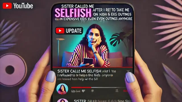 'Video thumbnail for Sister Called Me Selfish Cos I Refused To Bring Her 6 Kids To Expensive Outings Anymore AITA'