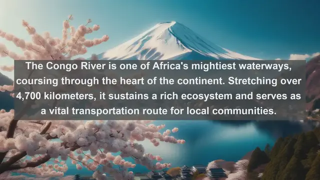 Video thumbnail for Exploring Congo's Natural Wonders: Top 10 Famous Rivers You Must See!