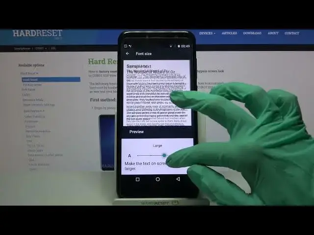 'Video thumbnail for How to Change Font Size in CUBOT X18 – Open Font Settings'