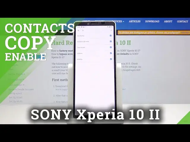 Video thumbnail for How to Copy Contacts in SONY Xperia 10 II – Transfer Contacts